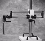 SMS20-6 Large Dual Arm Ball Bearing Boom Stand with Weighted Base