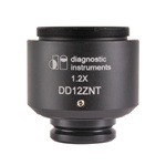 DD12ZNT 1.2 X Digital SLR/Large Format Camera Adapter for Zeiss Microscopes with Slip-in-style Photoports (Axio 2 series)