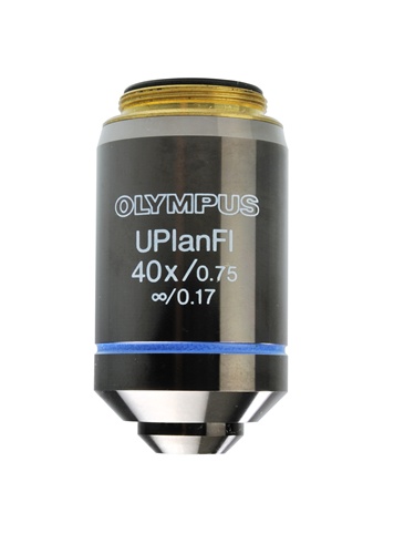 Olympus UPlanFL 40x/0.75 NA 0.17 Cover Slip Infinity Corrected Objective