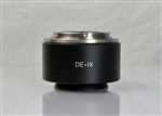 DE10IXF 1.0X F-Mount Adapter for Olympus IX Microscopes