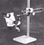 SMS6B Dual Arm Boom Stand with 24" Vertical Post and Weighted Base